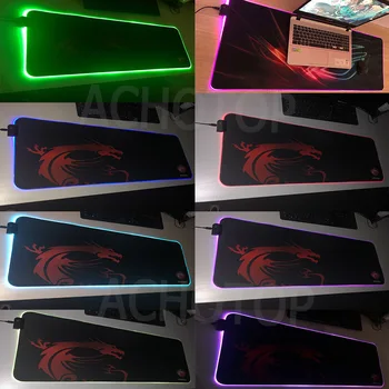 Skogen Sekiro Jätte Stor LED RGB-Belysning Gaming Mousepad XXL Gamer Mat Grande musmatta för Tangentbord och Utflyktsdisk Mat Mause