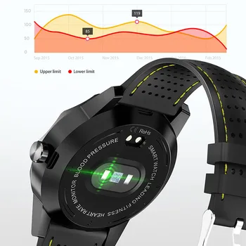 SKY1 Smart Klocka Studenter IP68 Vattentät Smartwatch Fitness Tracker Armband Klocka För Android IOS Xiaomi iPhone