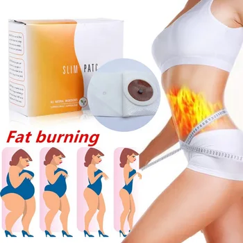 Slimming Plåster Naveln Klistermärke Bantning Fettförbränning För Att Förlora Vikt, Celluliter Och Fett Brännare För Viktminskning Naveln Klistra In Magen Midja