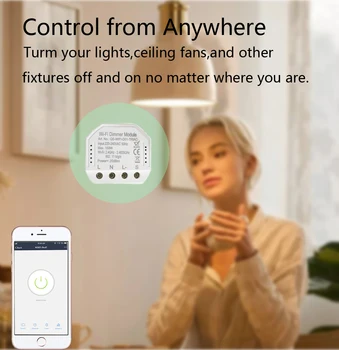 Smart WiFi LED-Ljus Dimmer Controller Växla Smart Liv Tuya APP Fjärrkontrollen 1/2-Vägs Switch Arbete med Alexa Echo Googles Startsida