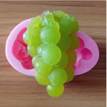 Socker craft tool silikon handgjord tvål frukt tvål formar Thailand Grape