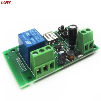 Sonoff DC5V 12v 24v 32v wi-fi trådlöst lan trådlös switch Relä modul Smart home Automation för åtkomstkontroll systemr Joggning/Self-Locking