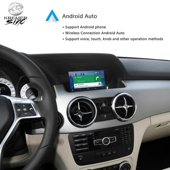 Spegel Trådlöst Apple CarPlay AndroidAuto Eftermontera utrustning för Mercedes-Benz CL CLK CLS GL GLK GLS W216 W203 W207 W219 W166 iSmart Auto