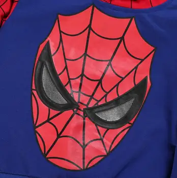 Spiderman barn kostym pojkar kläder uppsättningar våren päls kids Pant 2st kläder Uppsättning flickor hoodies och t-shirt och byxor baby