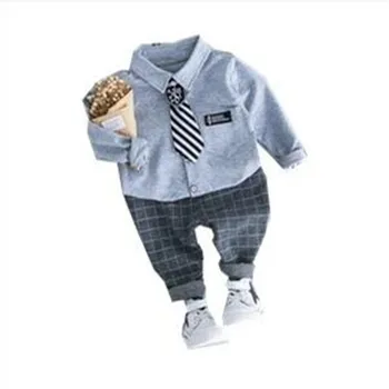 Spädbarn Kläder För Baby Flickor Kläder Uppsättning Hösten Våren Nyfödda Pojkar barnkläder T-tröja+Byxa Hösten Kostym Kläder Passar