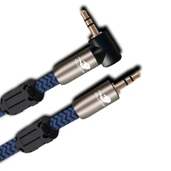 Stereo-Jack 3.5 mmm till 3,5 mm Hane Extra Aux-Kabel För iPhone Bil Högtalare Hörlurar MP3-Ljud Förlängning 1m 2m 3m 5m