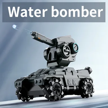 Super stort RC tank vatten bomber slaget starta längdskidor spåras fjärrkontroll fordonet vatten pistol tank Hobby leksaker för barn