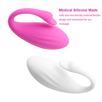 Swan Trådlös Bluetooth-Vibratorer sexleksaker för Kvinnor Klitoris Stimulator Vagina, Anal Erotiska Massager Maskinen Kvinnliga Masturbator