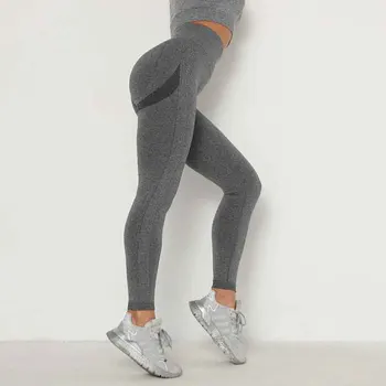 Sömlös Yoga Byxor Driva Upp Leggings Kvinnor Gym Sport Fitness Yoga Hög Midja Legging Knäböj Bevis Sport Energi Träna Leggins