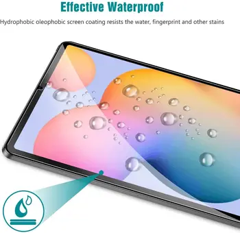 Tablett Härdat Glas skärmskydd Täcka för Samsung Galaxy Tab S6 Lite P610/P615 10,4-tums Anti-Fingerprint Härdat Film