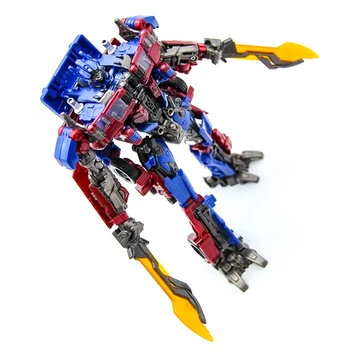 TAKARA Tomy Transformatorer Leksaker PVC Metall Del Optimus Prime SS05 Robotar Autobots Pojke Födelsedag Gåvor Deformation Bil