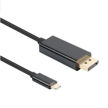 Thunderbolt 3 USB-C DisplayPort Kabel-4K 60Hz USB-3.1 Typ C och DP-Adapter USB till DP-Kabel