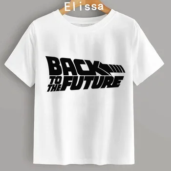 Tillbaka Till Framtiden T-shirt kvinnor Klassiska Filmen Serien Tillbaka Till Framtiden Girl T-shirt Personlighet Kreativa Nyhet Streetwear