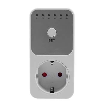 Timer Switch intelligenta Kontroll Plug-In-Uttaget Stängs Automatiskt Uttaget Eu-Kontakt