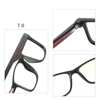 TR90 Anti Blå Strålar Glasögon Män Kvinnor Dator Gaming Glasögon Goggle UV-Blockerande Strålning-resistenta Glasögon UV400