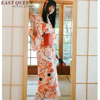 Traditionell japansk kimono klänning cosplay kvinnliga yukata kvinnor haori Japan geisha kostym obi Japan kläder AA3926