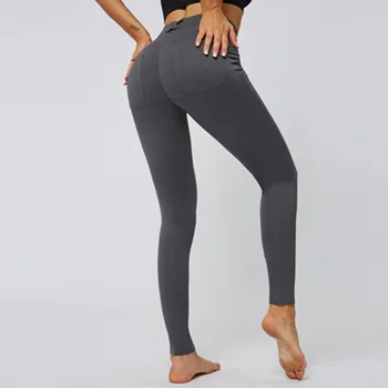 Tryck Upp Höften Sport Leggings För Gym Tights Kvinnor Quick Dry Träning Kör Leggings Utbildning Dans Yoga Byxor 2019