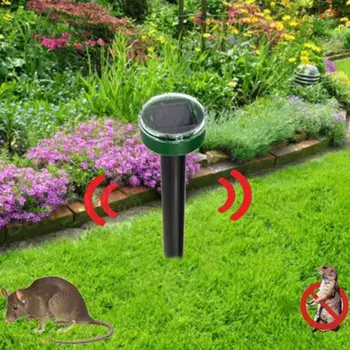 Trädgård Varvet Till Nya Användbara Solenergi Miljövänliga Ultraljud Gopher Mullvad Orm Musen Pest Anti Repeller Kontroll