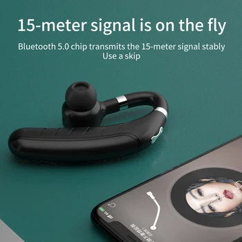 TWS Trådlös Bluetooth-Hörlur 5.0 Hörlurar Sport Kör Hörlurar Headset Med Mic För Smarta Telefon Xiaomi Samsung, Huawei, LG