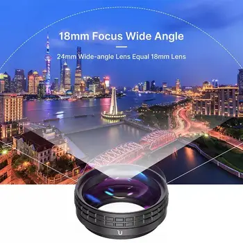 Ulanzi WL-1 ZV1 10X HD-Makro Objektivet 18MM Wide Angle Lens Kamera Objektiv för Sony ZV-1 Kamera Tillbehör Kamera Linsen