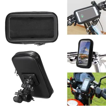 Universal Cykel Motorcykel telefonhållare Vattentät Cykel Telefonen Fall Väska för Samsung S9 S8 S7 iPhone Xr X Skoter Telefonen Fall