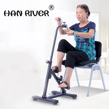 Uppkomsten av motion rehabilitering gamla mannen händer stroke hemiplegi utbildning utrustning maskinen walker cykel massage