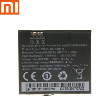 Ursprungliga 1450mAh 3.8 V Laddningsbart Batteri för Xiaomi Mijia batterier För Mini 4K Action Kamera Reservdelar Tillbehör Laddare