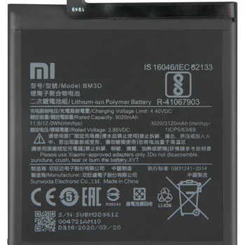 Ursprungliga XIAOMI Byte av Batteri BM3D För Xiaomi 8 SE MI8 SE M8 SE- Ny 