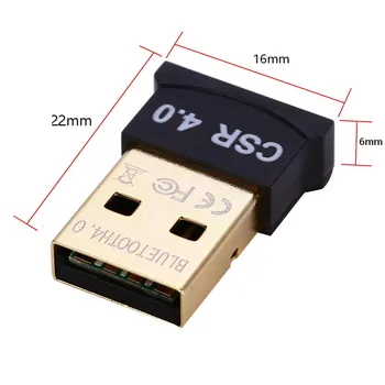 USB-adaptern för Bluetooth BT4.0 Bluetooth 4.0 mini-mottagare för Bluetooth-ljud-USB-mottagare