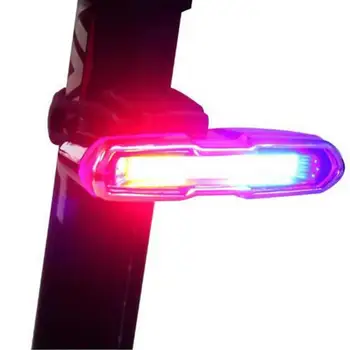 USB-Laddningsbara Främre Bakre Cykel Ljus Litium Batteri Baklampa LED Bike Cykling Hjälm Lampa Mount Cykel Tillbehör