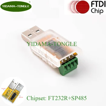 USB-RS485-Adapter Converter Kontakt 4 polig kopplingsplint FTDI rs485 ethernet-drivrutinen har stöd för win7/8/10/mac/android/mac