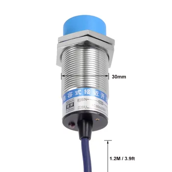 Uxcell 1-25mm Kapacitans Induktiv Sensor Switch Detektor INGEN AC 90-250V 300 ma PNP/NPN NO DC 12-24V 200mA 2/3-tråd