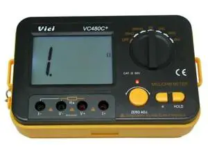 VC480+ Precision Milliohm Meter Vs Extech 4 Wire Kelvin Klipp 0 Justera Stor LCD-skärm