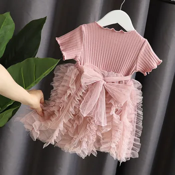 VFOCHI 2020 Flicka Klänningar Balklänning Sommaren Flickor Kläder Lace Baby Flickor Mode Prinsessan Klä Barnen Klänning För Flickor Party Dress