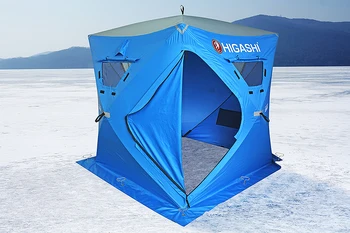 Vinter tält Higashi komfort enkel vattentät 3-sits skydd mot vind och kyla