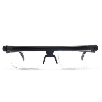 Vision läsglasögon, förstoringsglas, Glasögon för Närsynthet Presbyopi glasögon Justera brännvidden -6.00 till +3.00 Förstorande Glasögon