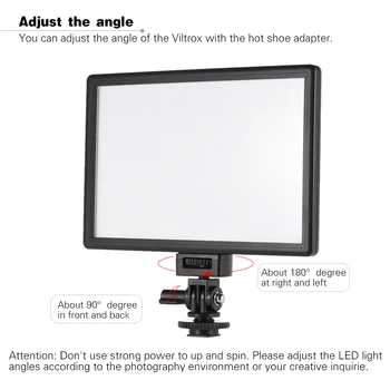 Vitrox L116T Professionella LED Video Light Dual Color Temp CRI95+ Fylla Fotografi Ljussättning för Canon, Nikon, Sony Kamera