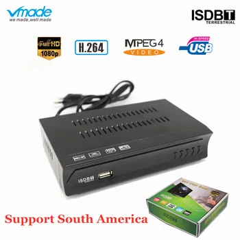 Vmade Nyaste DVB ISDB-T M5 TV-Mottagare för HD 1080p-Stöd H. 264 MPEG-2/4 FTA TV-Mottagare för Södra Afrika DVB Set-Top Box
