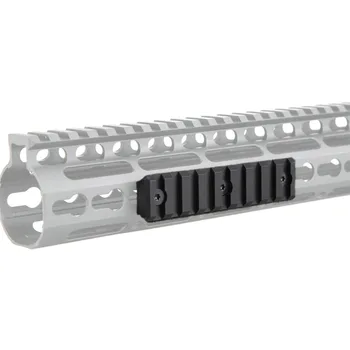 VULPO CNC Aluminium Legering KeyMod System skarp ammunition 9 Slot Skena Monteras BK/DE