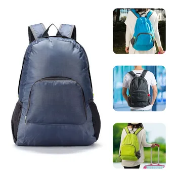 Vuxna Lätt Packbar Ryggsäck Vikbara ultralätta Offentlig Fällbara Praktiskt Resa Daypack Väska