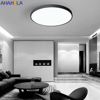 Väggmonterad Rund LED-Lampor i Taket Kök Badrum Lampan Ner Panelen Modern Led-taklampa till Vardagsrummet Plafonniers