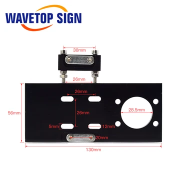 WaveTopSign CO2-Laser Chef för Lins Dia.20 FL.50.8 63,5 mm Spegel 25mm Mount för Lasergravyr skärmaskin