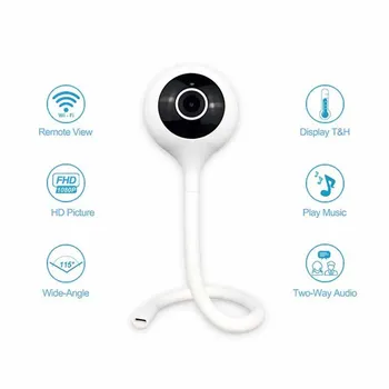Wdskivi Upptäcka Temperatur&Luftfuktighet 1080P Mini IP-Kamera Trådlös WiFi-Säkerhet övervakningskamera Cloudedge app Baby Monitor