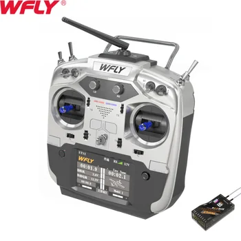 WFLY ET12 2,4 GHz-Fjärrkontrollen 12CH Radio Sändare med RF209S Mottagare För RC Drone Bil Båt