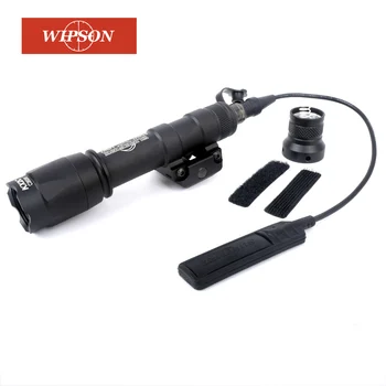 WIPSON M600C Taktiska SF Vapen Ficklampor Full Version LED Taktiska Gevär Ljus Fjärrkontroll Tryck 20mm Skena montering