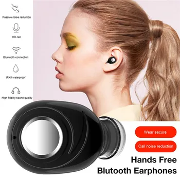 X8 Mini Trådlös Bluetooth-5.0 Hörlurar HD-Samtal brusreducering HIFI-Ljud Bass Stereo Headset Vattentät Sport Hörlurar