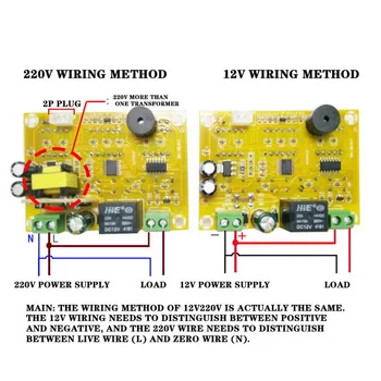 XH-W1411 Termostat LED Digital temperaturregulator 110V 220V 10A Brytare Termometer Smart temperaturreglering DC 12V