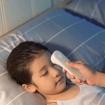 Xiaomi iHealth Ingen Kontakt Panna Termometer Omedelbar Testning I Ett Andra Ingen Kontakt Baby LED-Termometer För Barn Och Vuxna