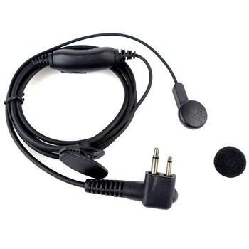 XQF 2-Pin-PTT/VOX Byta Headset Hörlur för Motorola CLS1410 CLS1110 CP GP