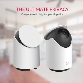 YI Dome Kamera U 1080P Säkerhet IP Cam Wi-Fi Hem övervakningssystem ansiktsigenkänning och på Privacy-Läget Night vision 360° För Husdjur AI